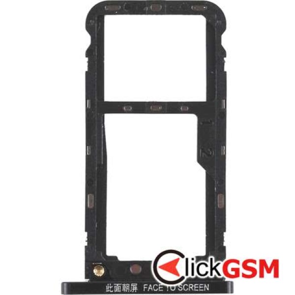 Piesa Suport Sim Negru Xiaomi Mi Max 3 3lv