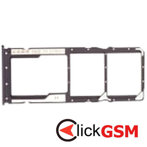 Piesa Piesa Suport Sim Negru Xiaomi Redmi 12c 2cds