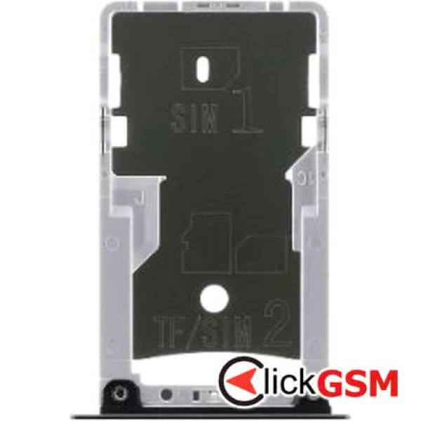 Piesa Suport Sim Negru Xiaomi Redmi 4x 3zq8