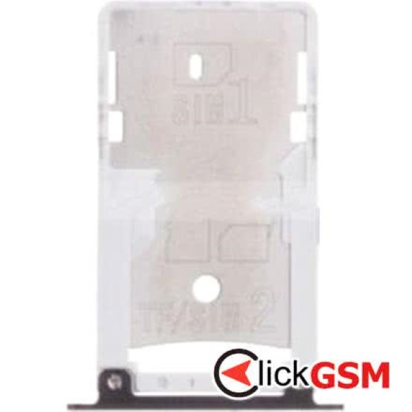 Piesa Suport Sim Negru Xiaomi Redmi Note 4x 1ftu