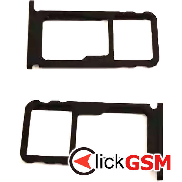 Piesa Piesa Suport Sim Negru Zte Blade V10 Vita 2x8x