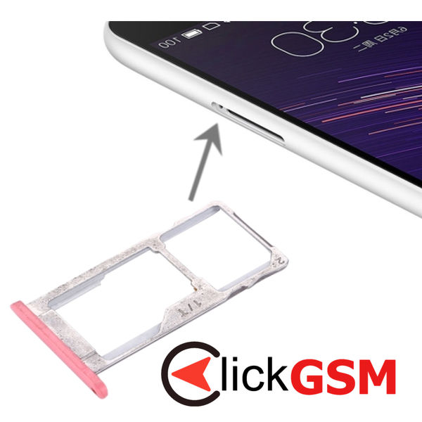 Piesa Piesa Suport Sim Pink Meizu M1 24us