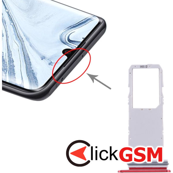 Piesa Piesa Suport Sim Red Samsung Galaxy Note10 4d9c