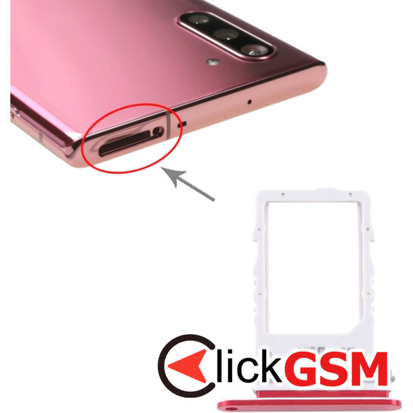 Piesa Piesa Suport Sim Red Samsung Galaxy Note10 5g 4dak