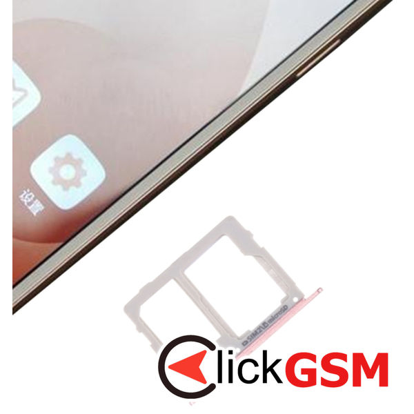 Piesa Piesa Suport Sim Rose Gold Samsung Galaxy C7 Pro 4dpk