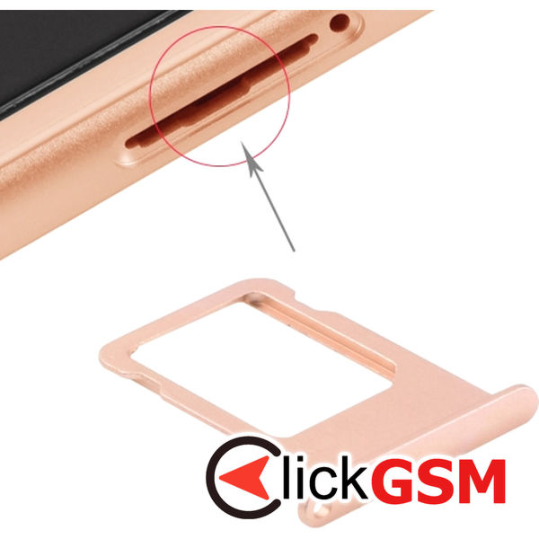 Piesa Suport Sim Roz Auriu Apple Iphone 6s 4fn9