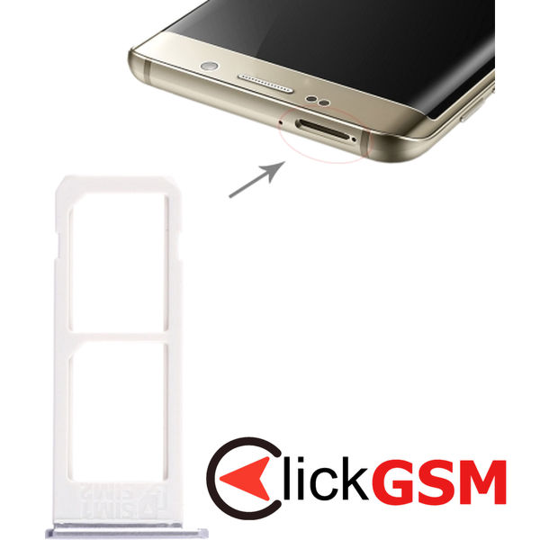 Piesa Suport Sim Samsung Galaxy S6 Edge.plus 4dpu