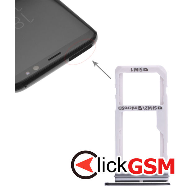 Piesa Suport Sim Samsung Galaxy S8 4bx0