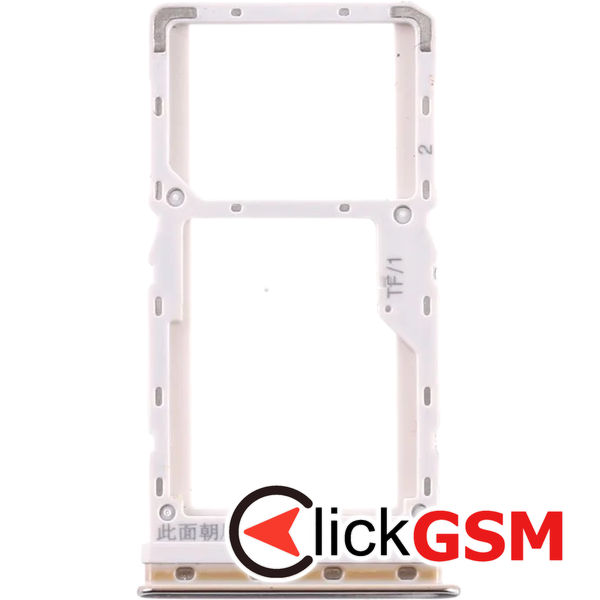 Piesa Piesa Suport Sim Silver Xiaomi Mi Cc9 3ikx