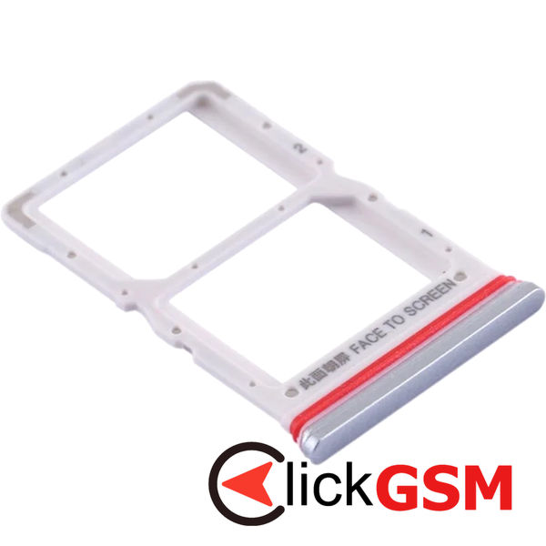 Piesa Piesa Suport Sim Silver Xiaomi Redmi K30 5g 20cj