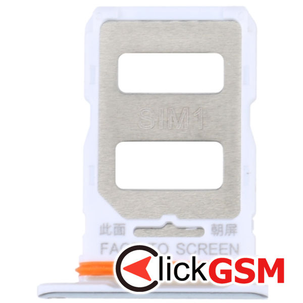 Piesa Suport Sim Silver Xiaomi Redmi K50 Ultra 2z9i