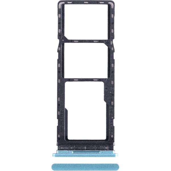 For Tecno Spark 8C KG5k SIM Card Tray + SIM Card Tray + Micro SD Card Tray (Green)