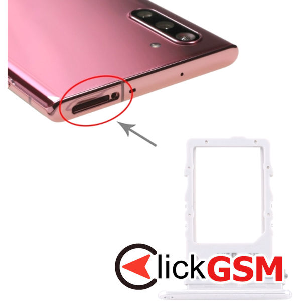 Piesa Piesa Suport Sim White Samsung Galaxy Note10 5g 4dal