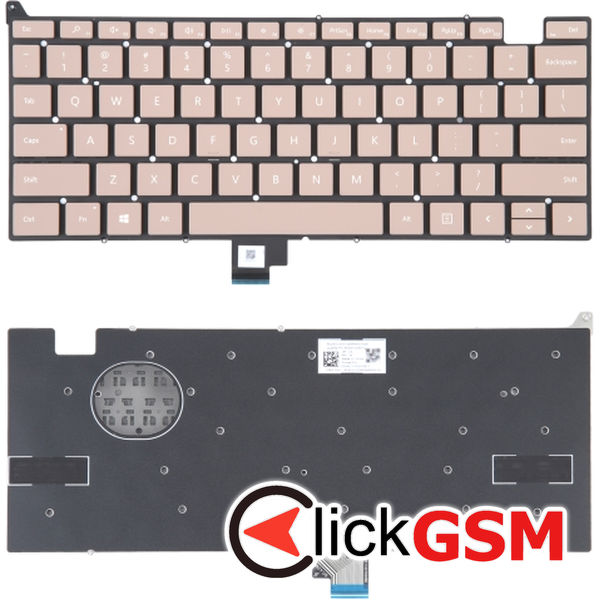 Piesa Tastatura Gold Microsoft Surface Laptop Go 4hec