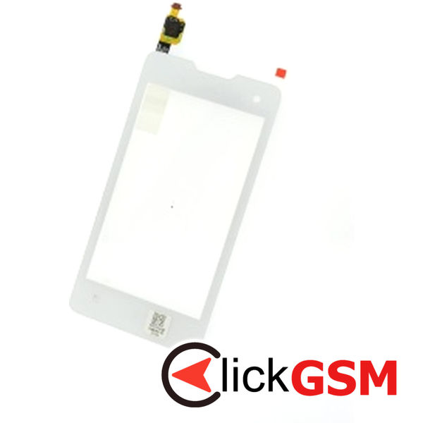 Piesa Touchscreen Cu Sticla Alb Lenovo A396 D8x