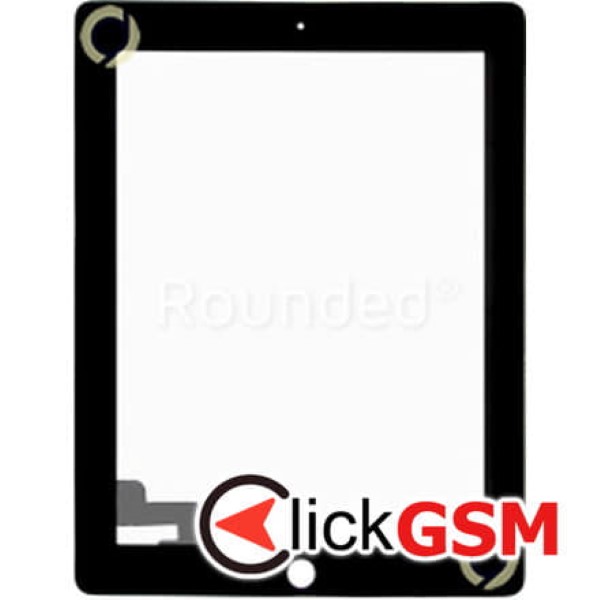 Piesa Piesa Touchscreen Cu Sticla Negru Apple Ipad 2 Ufk