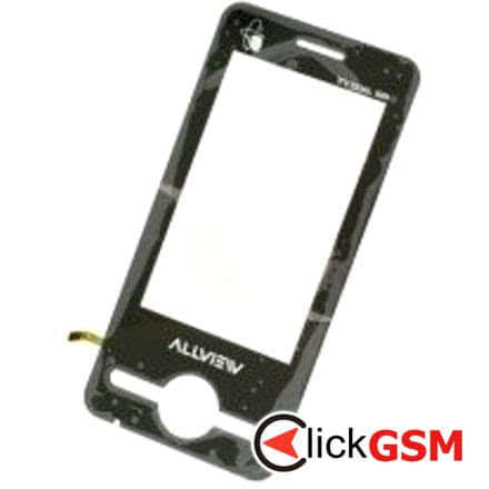 Piesa Touchscreen Cu Sticla Pentru Allview T1 Vision Negru Qm