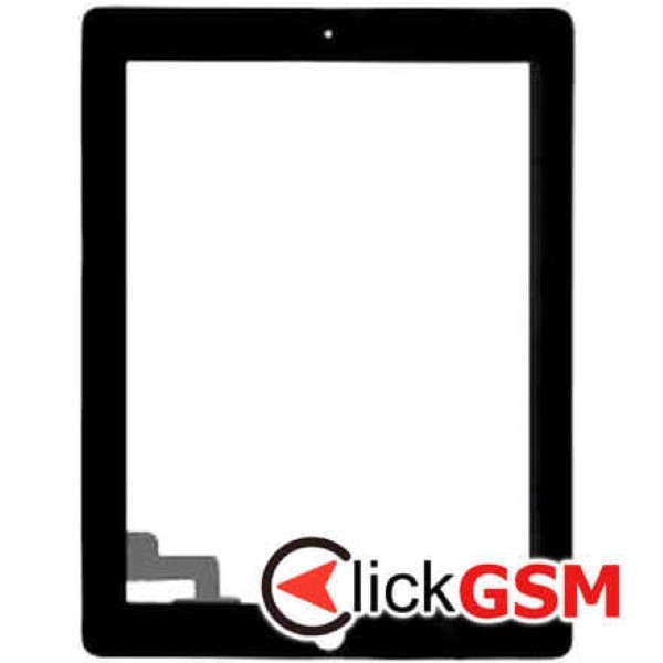 Piesa Touchscreen Cu Sticla Pentru Apple Ipad 2 Negru Et6