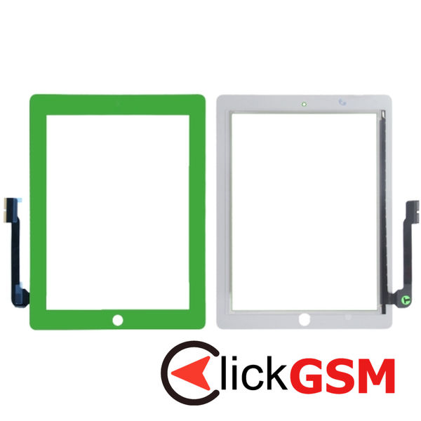 Piesa Piesa Touchscreen Green Apple Ipad 4 20qz