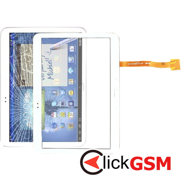 Piesa Piesa Touchscreen White Samsung Galaxy Tab 3 10.1 4e9e